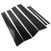 6x Glossy Black Car Door Trim Cover Kit Pillar Posts For Honda Accord 2013-2017