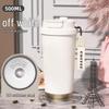 SPSR Ceramic Lined Insulated Coffee Tumbler with Straw
