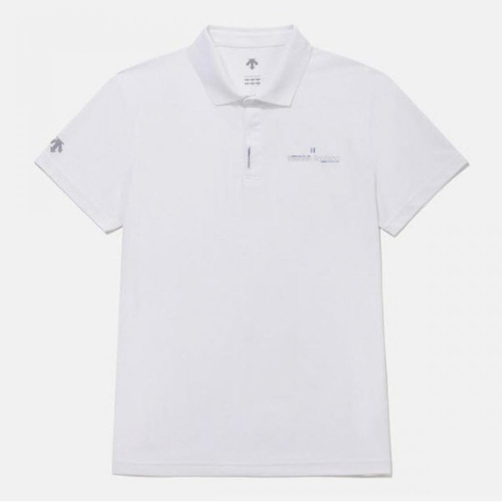 

DescenT ShorT Sleeve Tee Cqk Sq213ips44 WhT Gbr Sco Graphic Polo T shirT whiTe 100