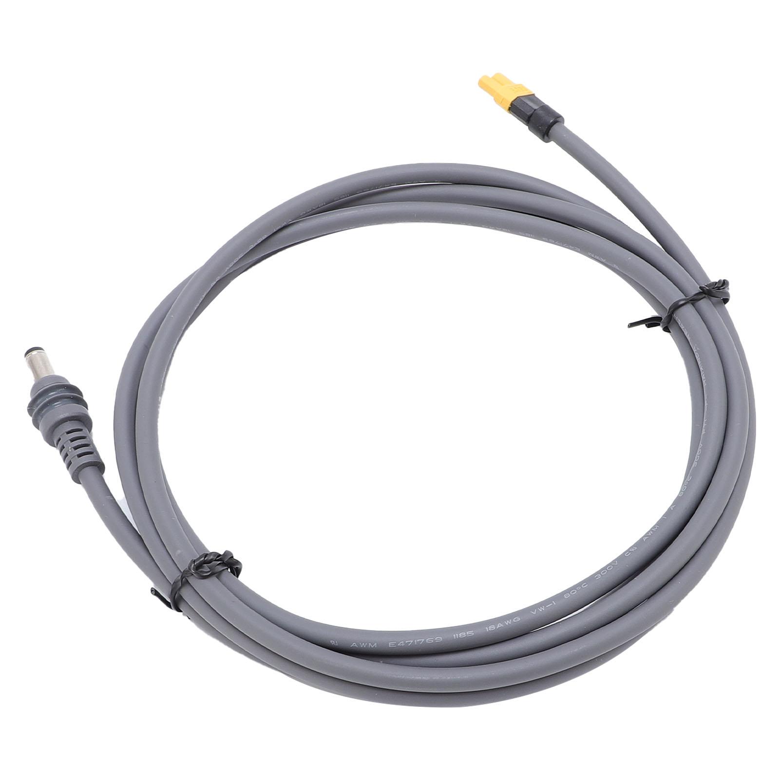 

Супутниковий кабель живлення постійного струму 18AWG штекер XT30 до водонепроникної головки постійного струму шнур живлення для міні-супутника 2m / 6.56ft