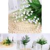 Beautifully Crafted 7 Branch Fake Lily Of The Valley Bouquet For Luxurious Event Decoration
