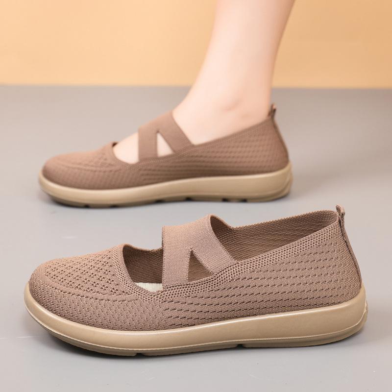 summer new women's shoes lightweight flat polyurethane mother shoes wear-resistant versatile breathable casual shoes women's shoes