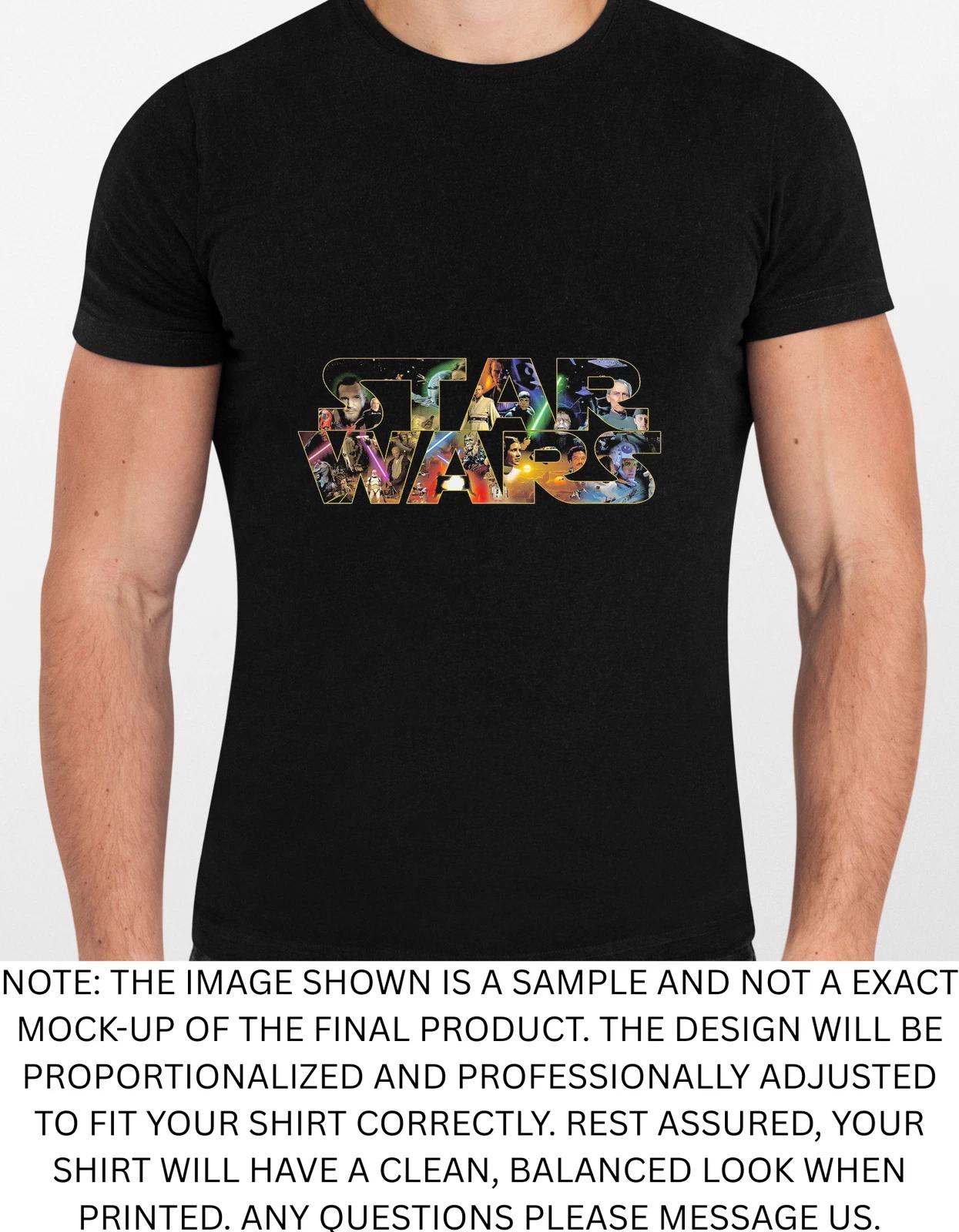 Men s and Women s T-shirts Starwars Logo Graphic XS
