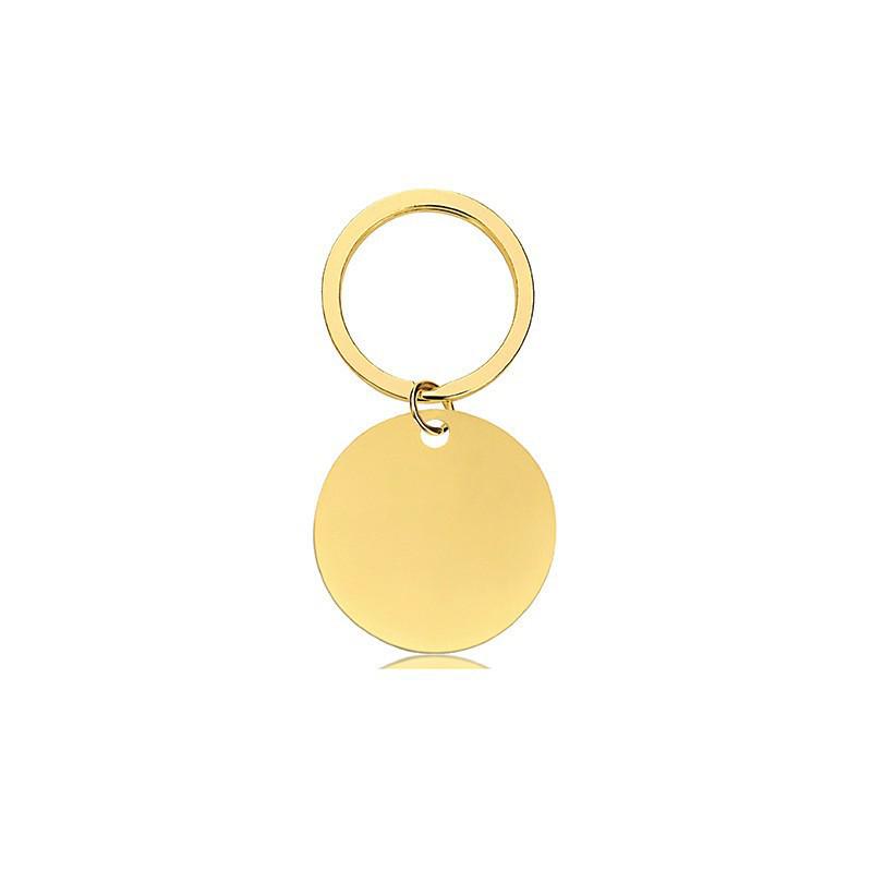 Stainless Steel Laser Engraved Festival Gift Keychain