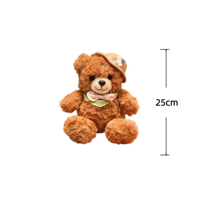 Bear Plush Toys Dressing Bear Stuffed Doll 25Cm Kawaii Toys Hobbies Collection Adorably Home Decor Dolls Kids Birthday Gifts