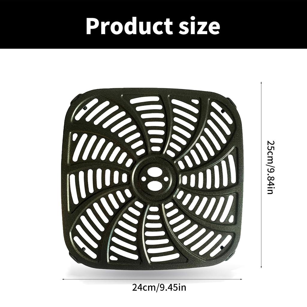 Metal Liners Nonstick Air Fryers Cooking Mats Multifunctional Air Fryers Pad Air Fryers Plate Metal Air Fryers Tray