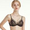 ფრანგული მაქმანებიანი სუნთქვადი საცვალი სექსუალური სუფთა სურვილის ბიუსტჰალტერი პატარა მკერდის მქონე ქალებისთვის პუშ-აპი უკარკასო ბიუსტჰალტერი