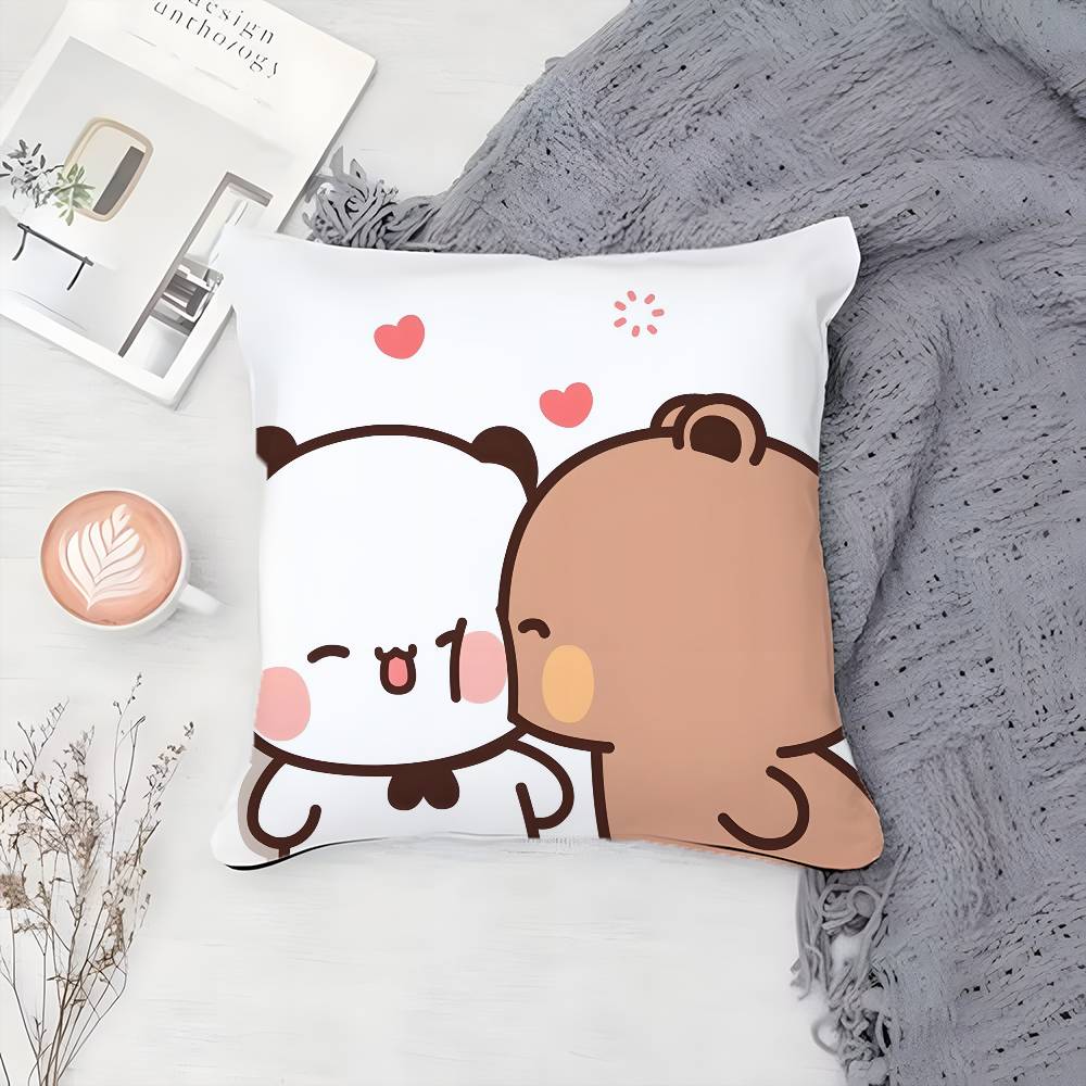 

Милый мультяшный чехол для подушки для пары Бубу Дуду, с принтом, наволочка, чехол для подушки для гостиной, дивана, декор для спальни 12x12Inch