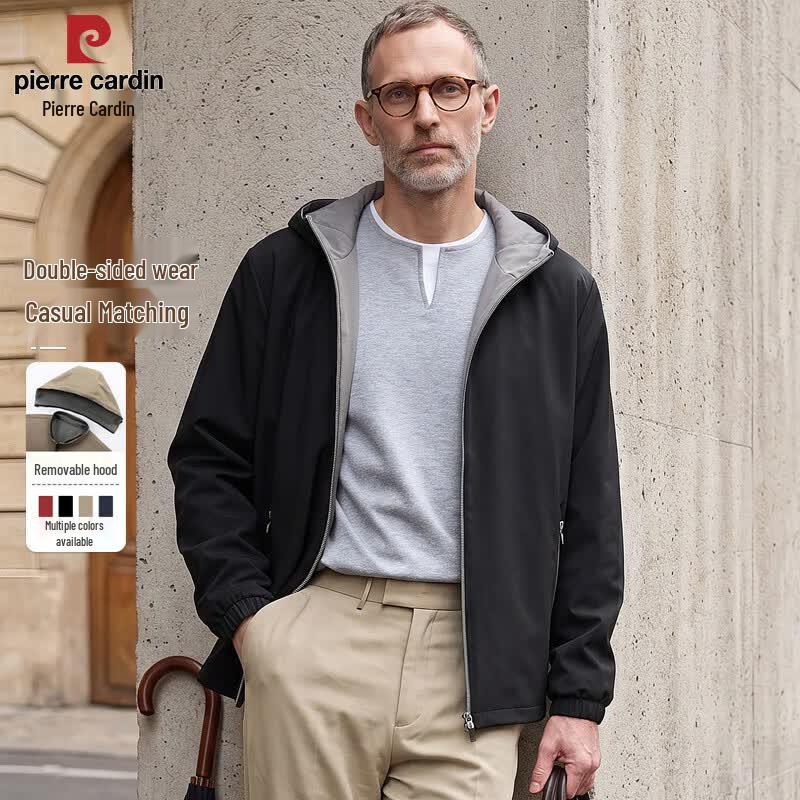 Pierre Cardin Men s Reversible Windproof Jacket 185