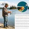 High Strength Hooks 50Pcs Metal Fishing Set, 3.5/5/7/10/14g Jig Head Hook, Heavy Tackle Accessories Duty Fish Hook with Barbs for Freshwater Saltwater