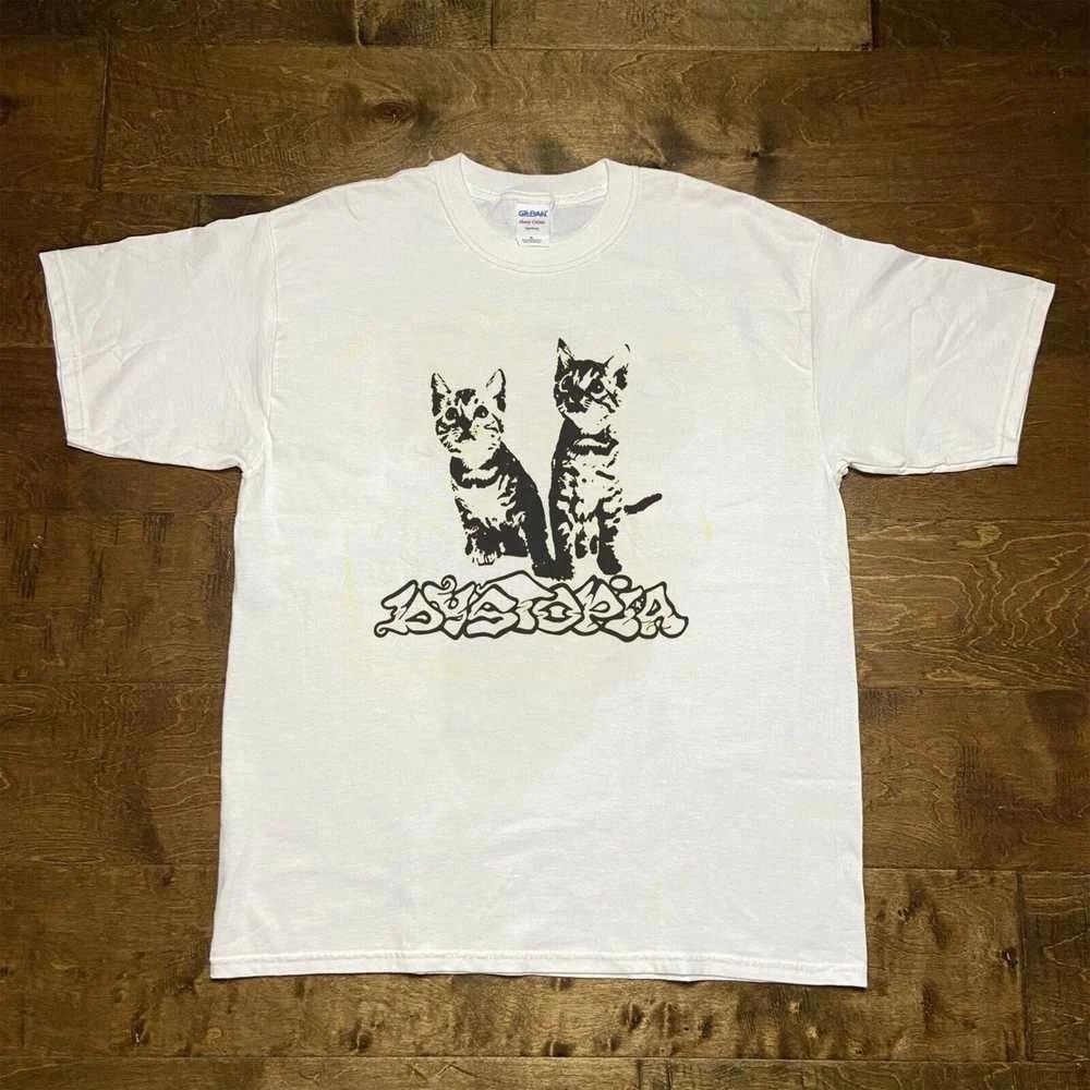 Dystopia Twin Cat White Unisex S to 4xl Cotton T-shirt M