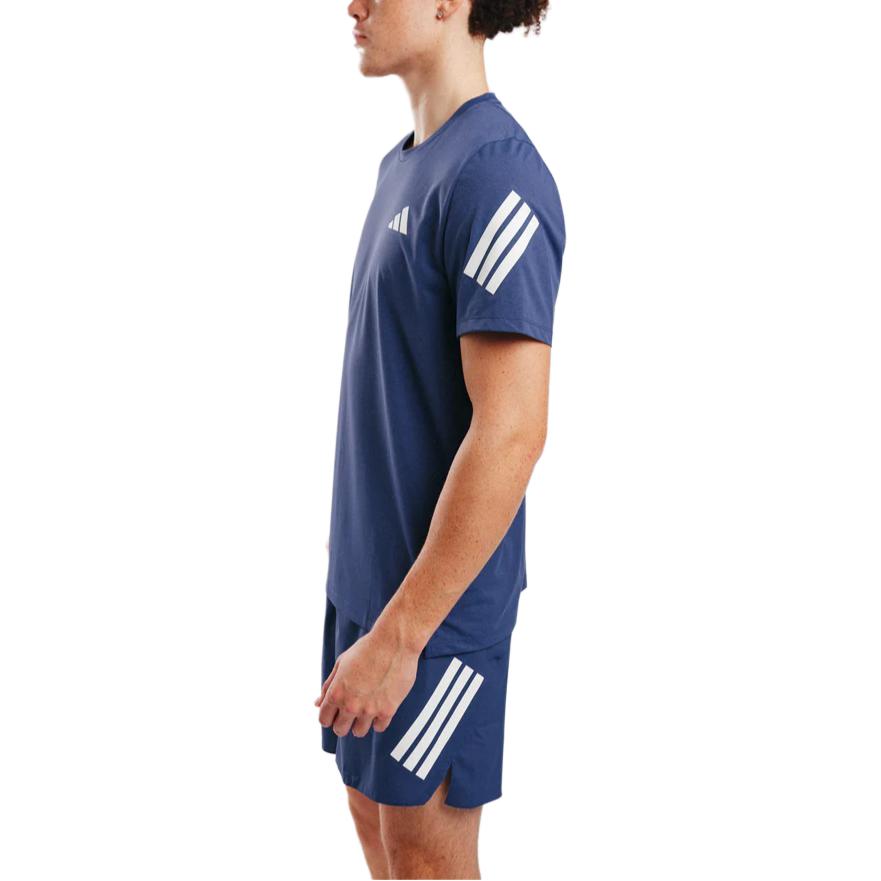 adidas Climacool ADI365 Striped Crew Neck Short Sleeve Straight Fit Running T-Shirt Men Tops JZ7692