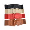 Wide Buckle Corset Waist Belt PU Leather Waist Bands  For Skirts Dress Top Clothes Jeans