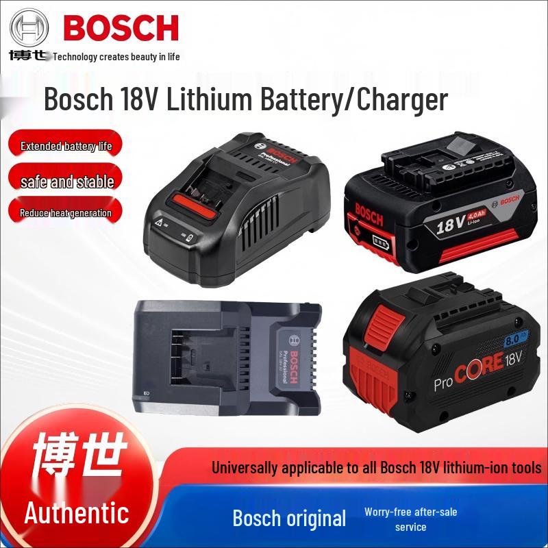 Литий-ионный аккумулятор Bosch 18В Штепсель CN (адаптер в комплекте)