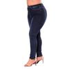 Übergröße Skinny Leg Jeans für Damen Formende Slim Fit Bleistift-Denimhose Mittelhoch
