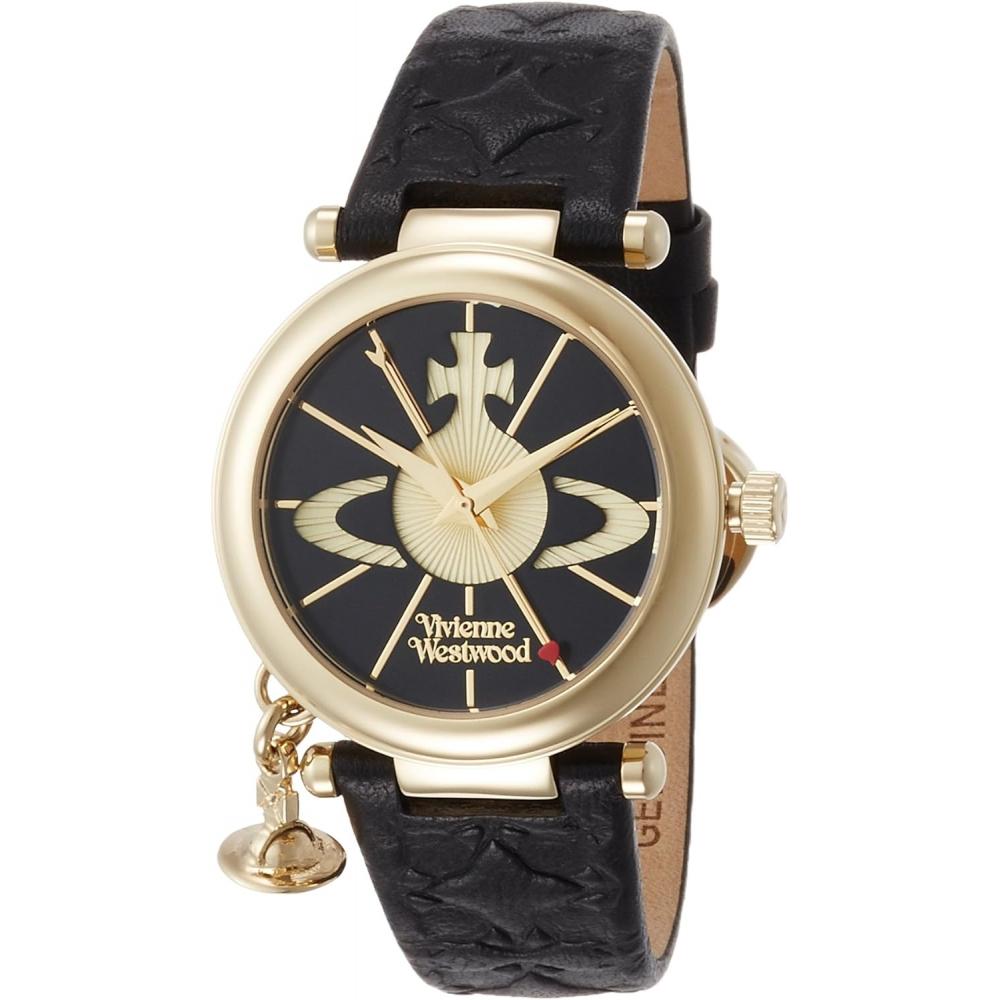 

[vivienne Westwood] Часы Orbii Черный циферблат Черная кожа Кварцевый Vv006bkgd Параллельный импортный продукт Черный [Параллельный импортный продукт]