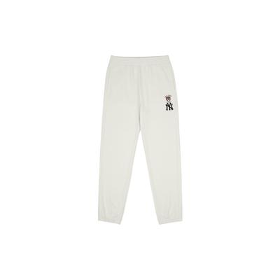 MLB X New York Yankees Cuffed Sweatpants Unisex Pants White 3APTE0114-50CRS