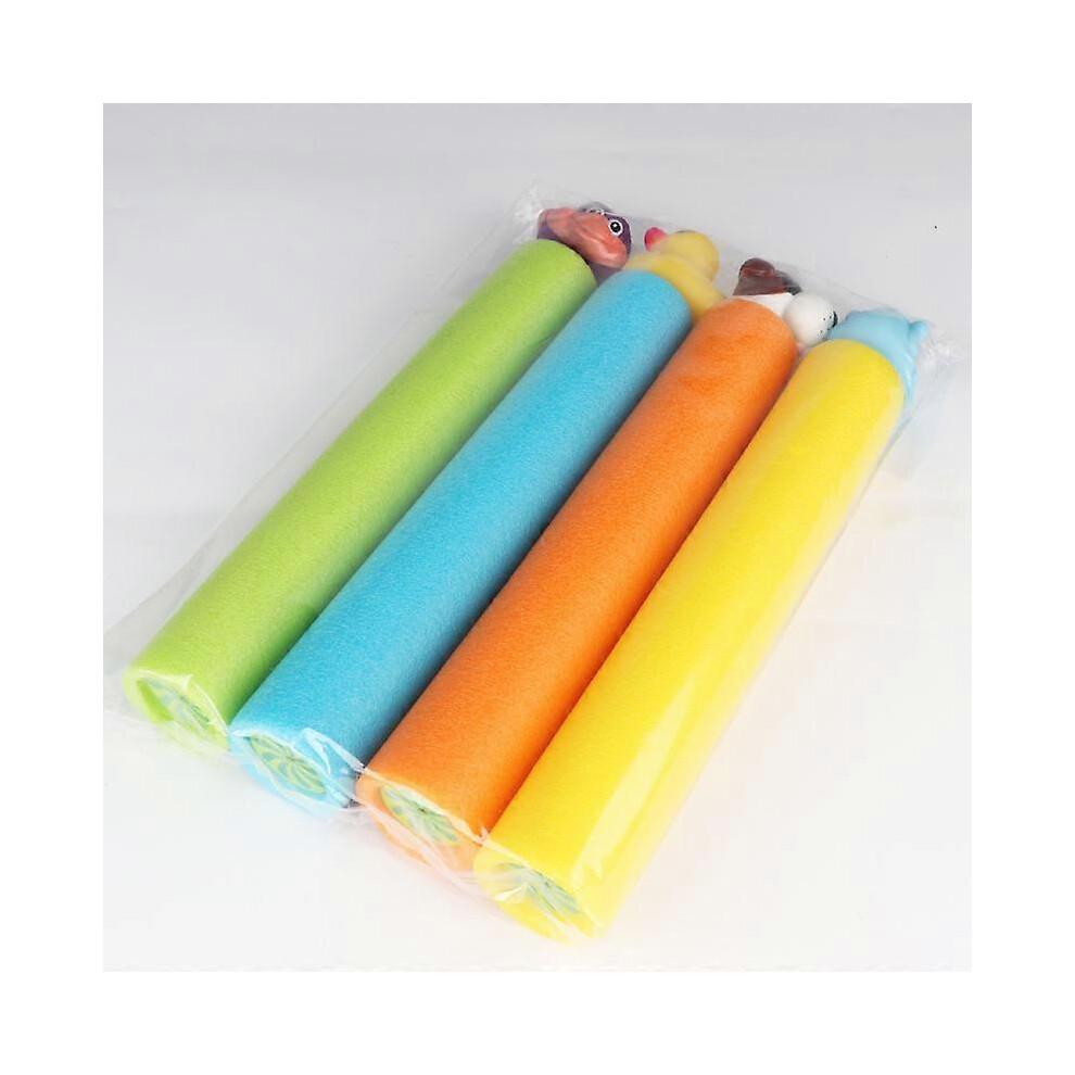 (A)4pcs Foam Water Pistols for Kids, Foam Water Gun Water Squirter Gun 35ft Water Squirters for Kids Water Blaster Soaker Gun