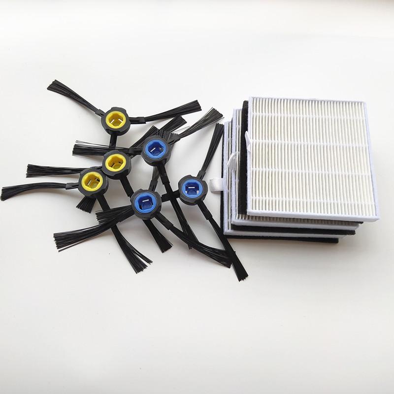Vacuum Cleaner Side Brushes Dust Primary HEPA Filter Mop Cloths Rags for ZACO V80 V85 Robotic Vacuum Cleaner Parts Replacement