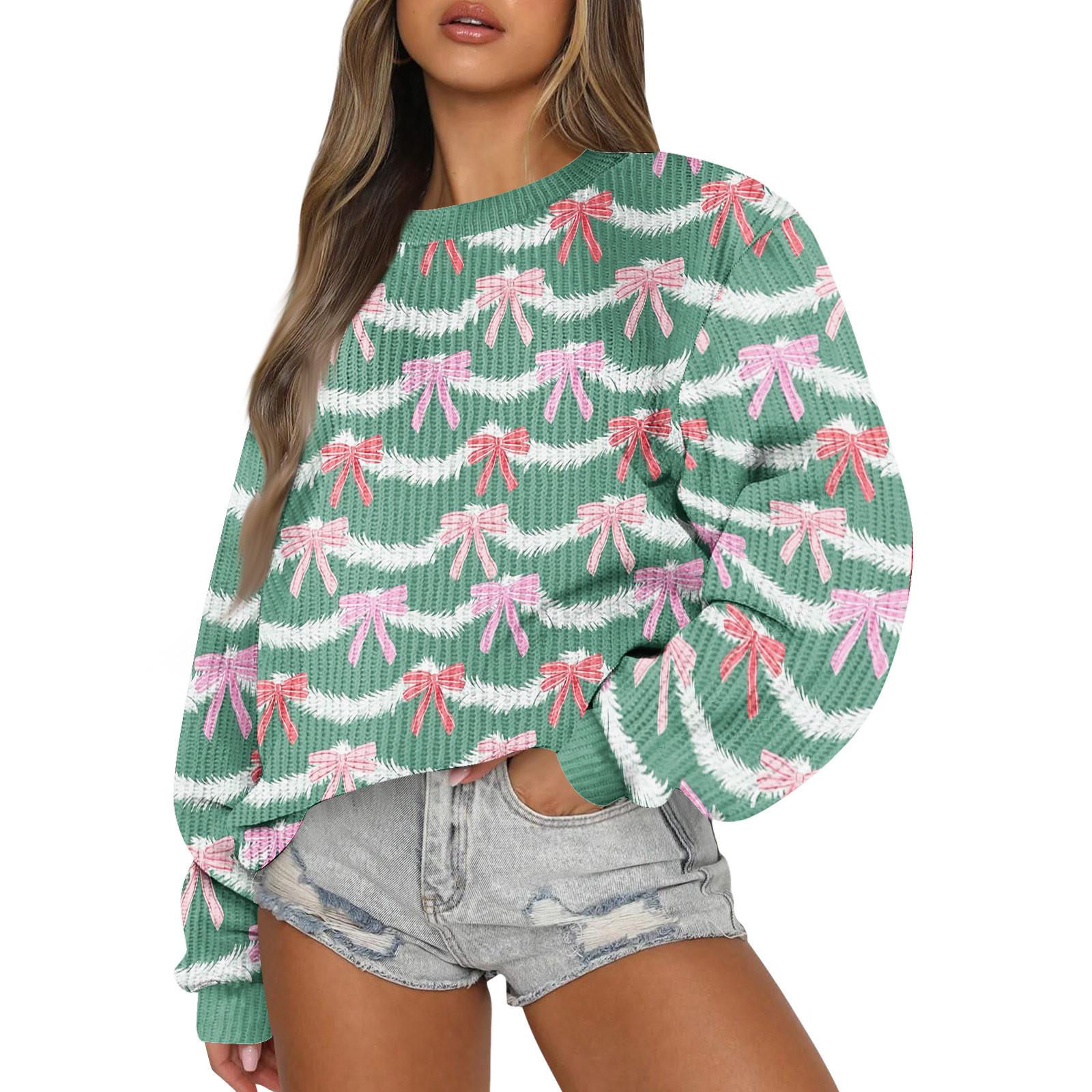 

Женский модный повседневный шерстяной трикотажный пуловер с длинным рукавом и круглым вырезом M