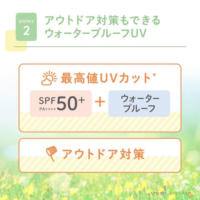 [Alo Baby] Sunscreen UV Milk SPF50 PA+++ 1 Piece, Made In Japan, Additive-Free, Non-Chemical