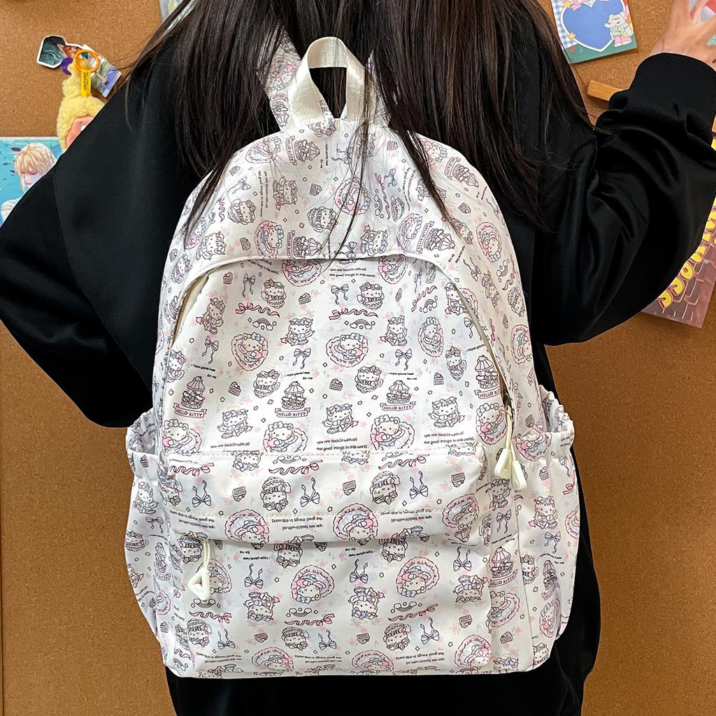 Cartoon-style Backpack with High-quality and Large Capacity, Suitable for Students As A Lightweight School Bag.
