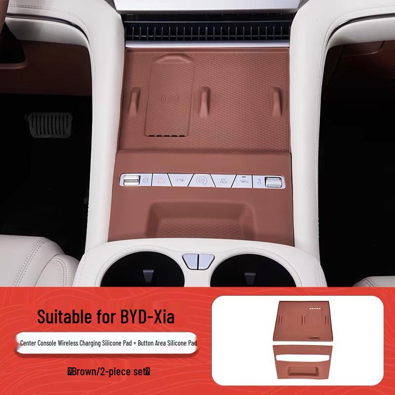 BYD Wireless Charging Silicone Pad for Car Interior Modification