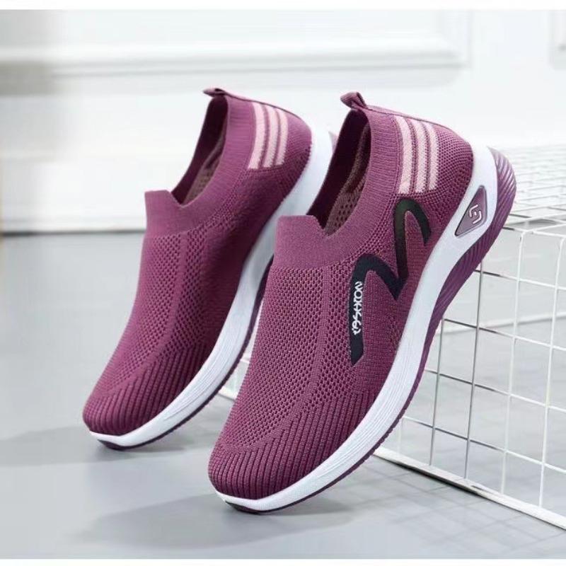 Spring and summer mesh mother shoes new soft-soled summer mesh shoes comfortable and lightweight walking shoes travel shoes