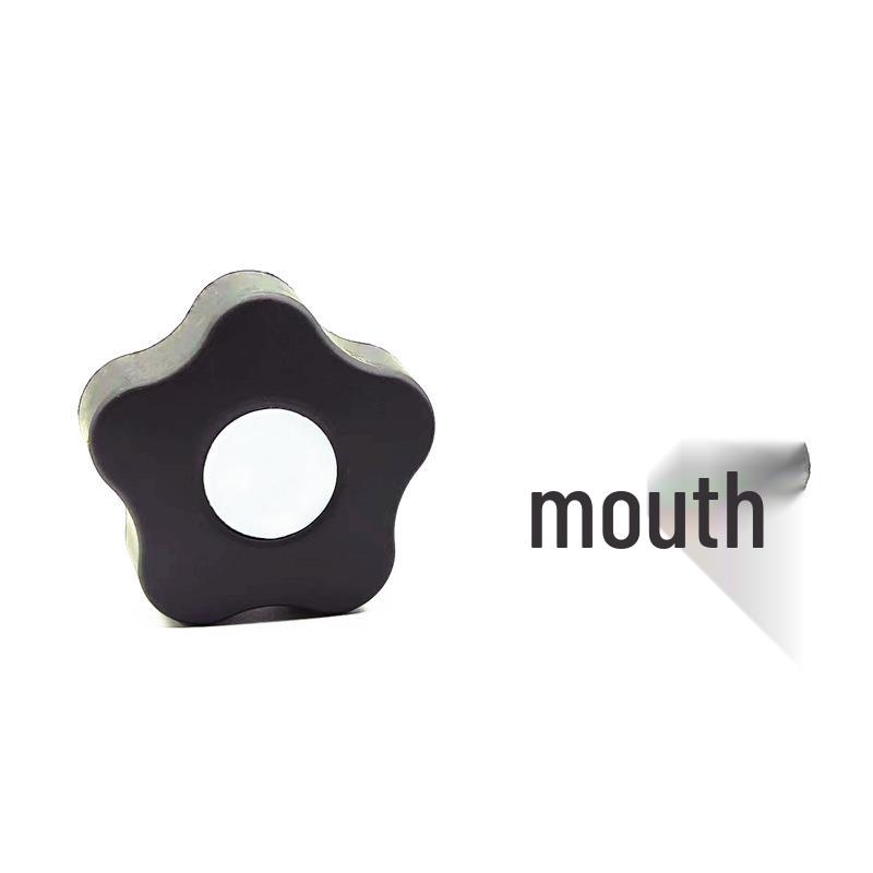 Plastic Five-Star Handwheel with Copper Core Threaded Rod