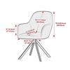 High Arm Chair Cover Elastic Dining Chair Covers Jacquard Office Seat Case Hotel Party Wedding Chairs Decor Furniture Protector