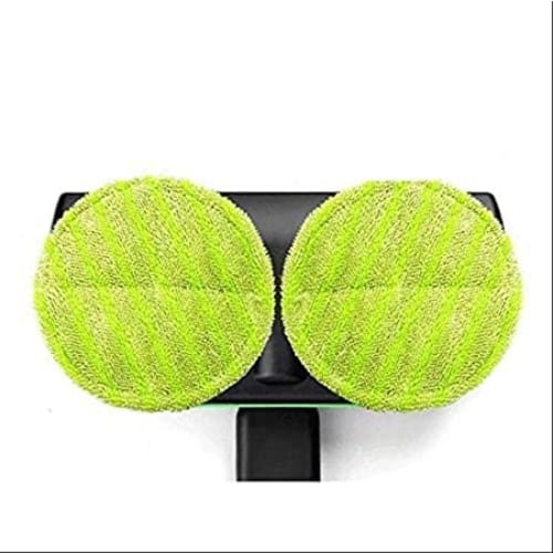 Pracfalt Replacement Electric Rotating Mop Pads, Set of 4, for Electric Mops, for Cleaning Floors
