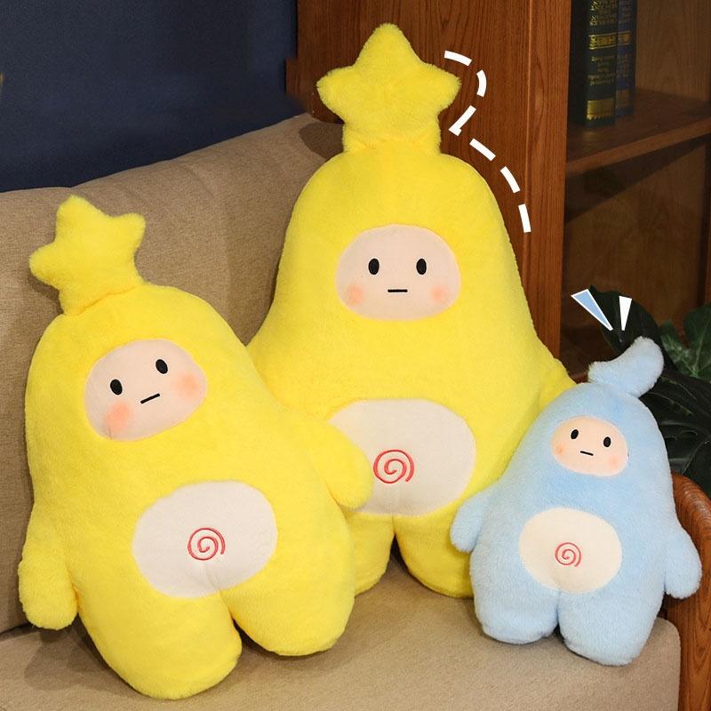 Adorable Moon And Star Plush Toy Pillow For Calming And Comforting Kids Man Star Man)