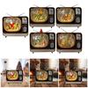 Glittering Christmas Music Box LED Night Light TV Design Gifts USB Powered Xmas Decoration Christmas Lantern for Bar Bedroom