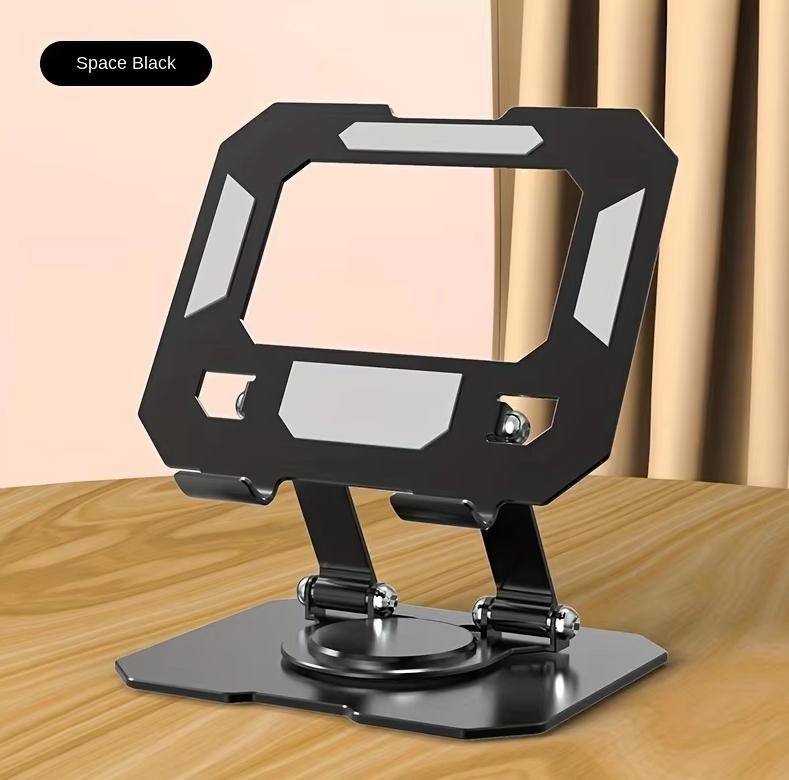 Adjustable Foldable Tablet Holder 360 Degree Rotating Desktop Stand Compatible with 4.7-12 Inch iPad, Tablets & Laptops