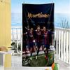 Messi Personalized Text Beach Towel Super Soft Microfiber Quickdry Fabric Portable for SwimmingBeachCamping Travel Beach AccessoriesGym