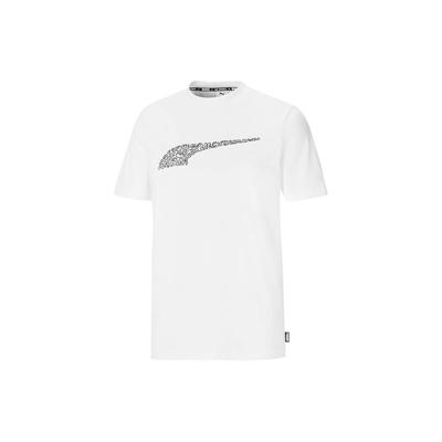 Collaborative Round Neck Short Sleeve T-Shirt Men Tops White 530650-02