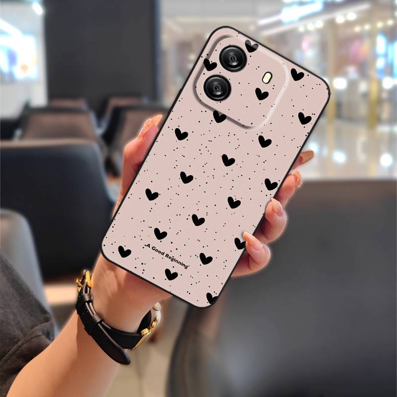 Cartoon Full wrap Phone Case For Blackview Wave 6C Soft case Durable Graffiti Silicone Shockproof Anti-dust Waterproof