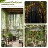Artificial Vines Decor 25Pcs 35inch Greenery Stem with LED Light 9.84ft Bendable Rattan Vine for Home Wall Wedding Arch Decor