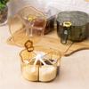 5 In 1 Seasoning Box with Spoon Spice Jar Multi Compartment Salt Pepper Spice Jars Pots Kitchen Accessories Condiment Container