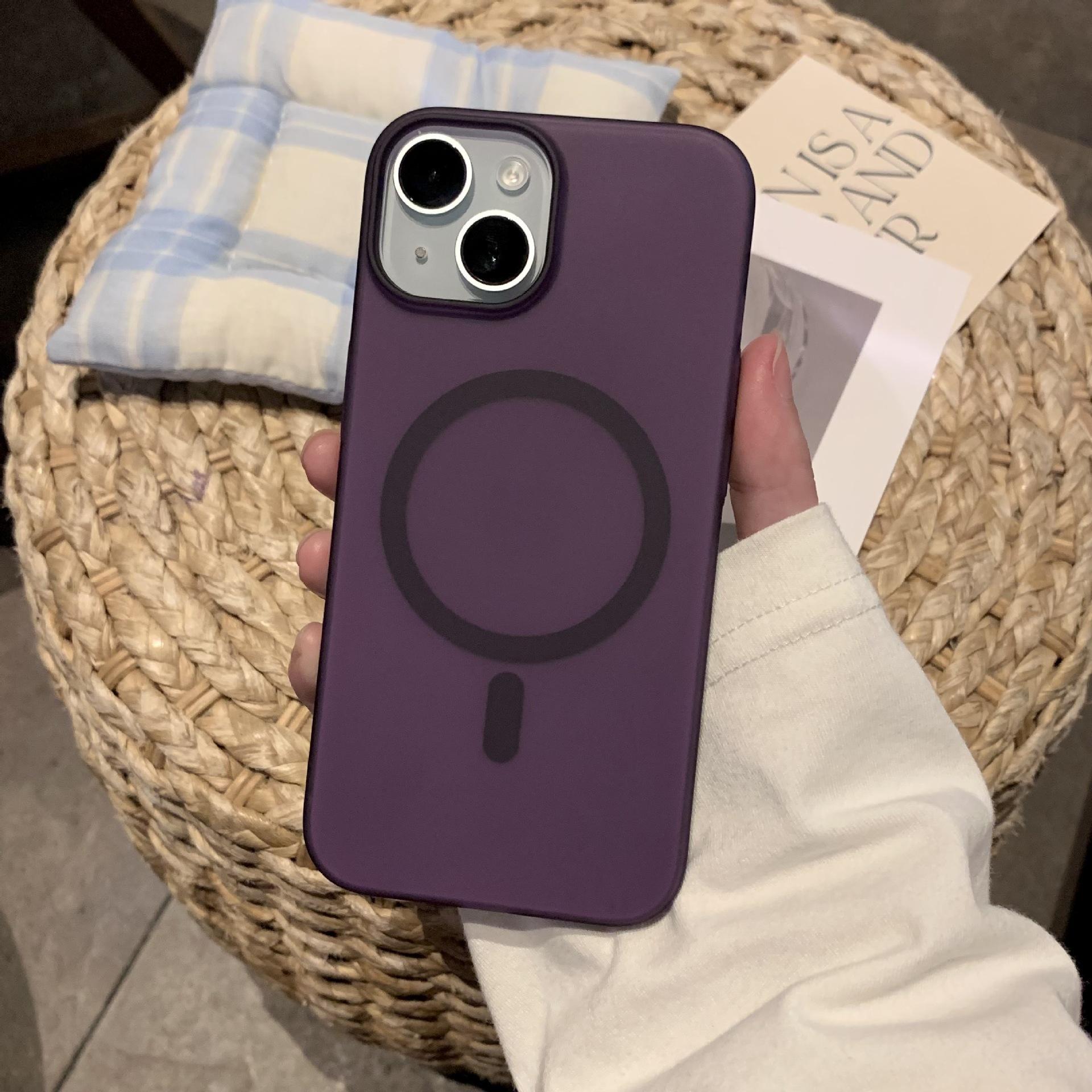 

Подходит для Apple 16promax Чехол для мобильного телефона Ультратонкий защитный чехол на молнии Ice Mist для iPhone 15 PC Skin Feeling iPhone11