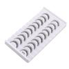 10 Pairs Natural Long 3D Mink Eyelashes Black Stem Fake Lashes False Eyelashes  Eyelash Extension