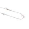 Les Trésors De Lily [I9800] - Silver Bracelet 'Cross' Silver White (rhodium-plated) - 12x8 Mm