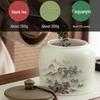 Nierxin Chinese Retro Porcelain Tea Caddy