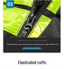 Reflective Rainproof Winter Coat with Thick Inner Liner for Traffic Duty and Cold Protection