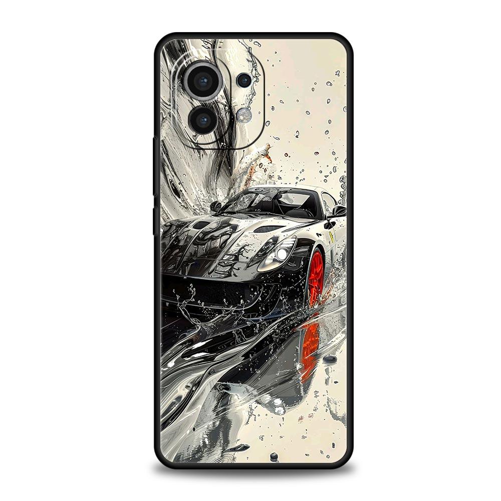 

Sports Car Drift Phone Case Cover for Xiaomi Mi 17 Pro Max 15 14 13 12 11 Ultra 15T 14T 13T 12T 11T Pro Lite Soft TPU Shell Bags Xiaomi 13 Ultra