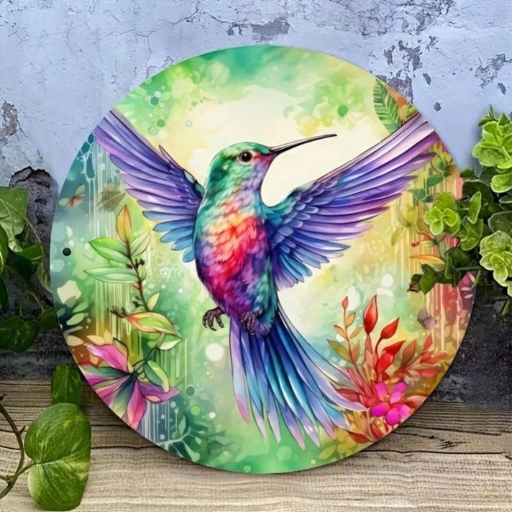 Hummingbird Iron Wall Art Durable Easy Hang Home Office Decor