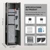 Gun Safe Rifle Safe with Digital Keypad & Lock 5 Rifles Storage Cabinet