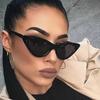 Designer Brand Cat Eye Sunglasses Women Men Colorful Small Frame Sun Glasses Female Mirror Colors Cool Fashion
