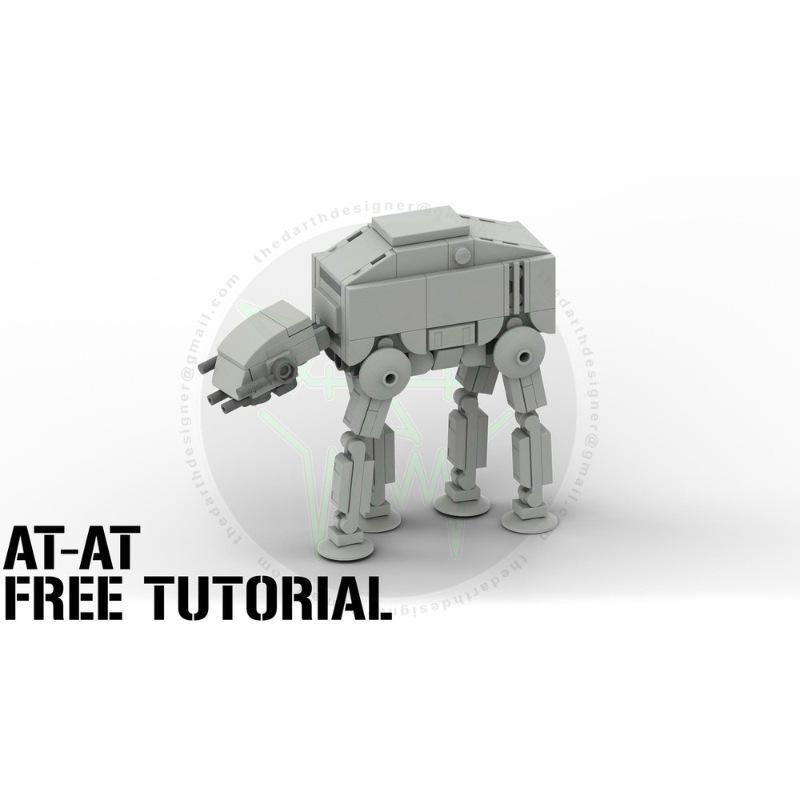 Платиновый Кирпич MOC-157162 Шагоход AT-AT | Серия Звездные Войны