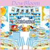 Munich Oktoberfest Party Supplies Set With Banner Balloons For Beer Festival Celebration
